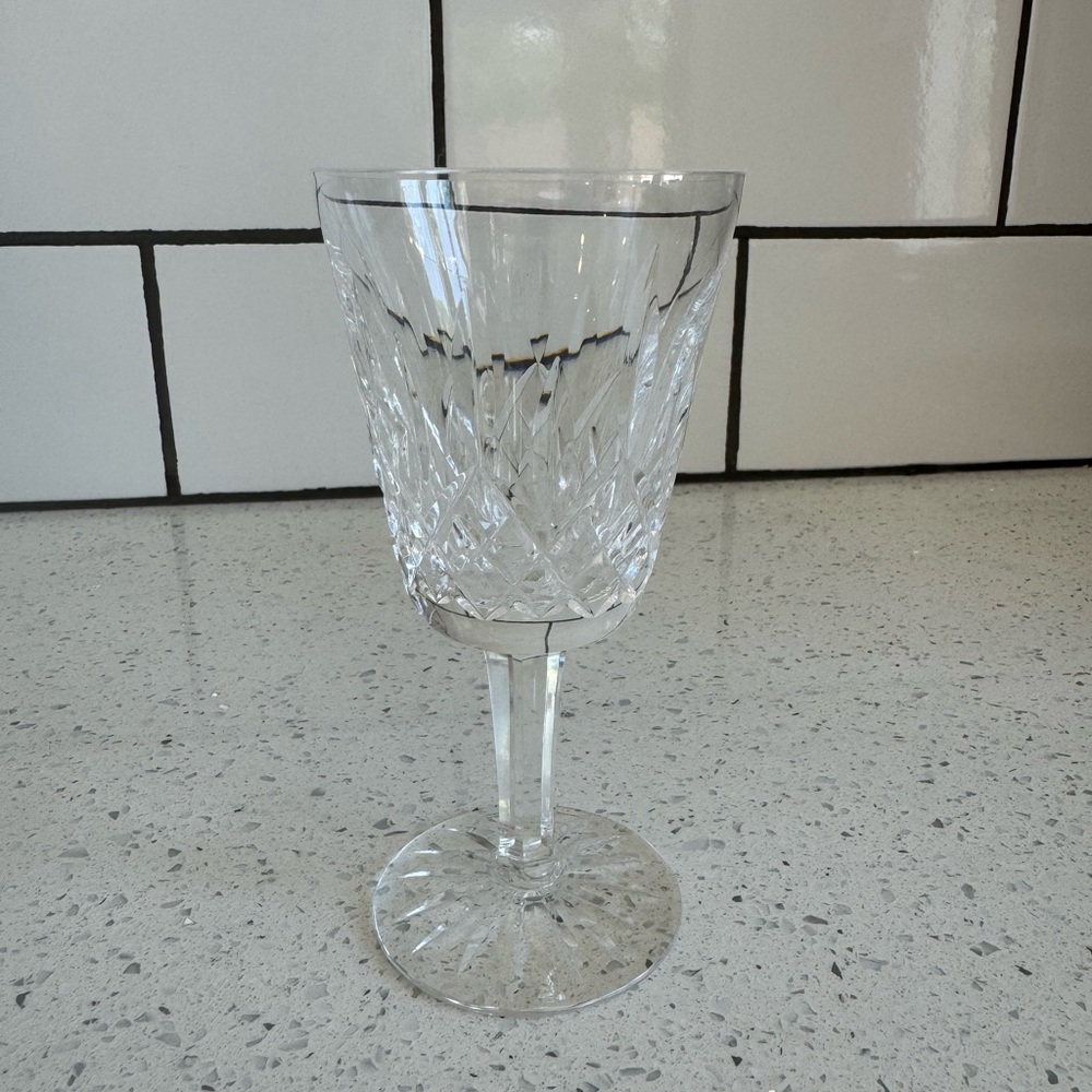 1 Waterford Lismore White Wine Glass